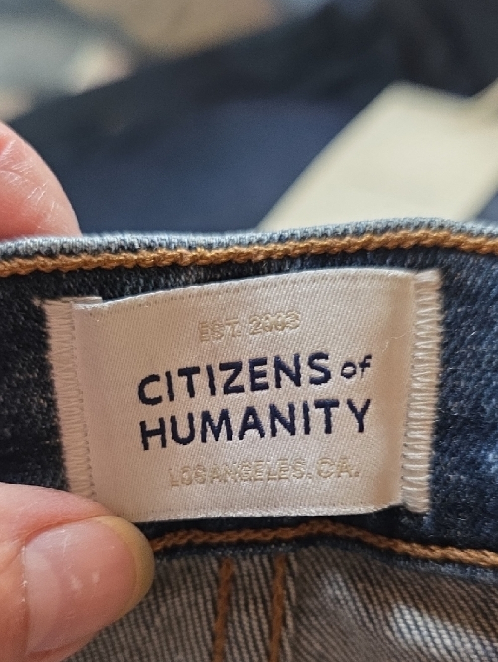NWOT $248 CITIZENS OF HUMANITY LYRA WIDE LEG CROP RAW HEM JEANS#2 IN AMBRY W27 - Picture 7 of 10